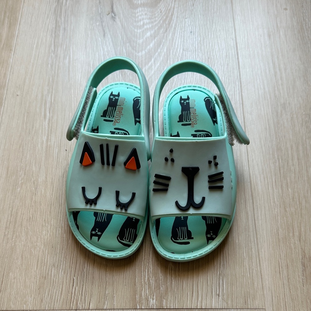 Mini Melissa Cat Jelly Sandals
